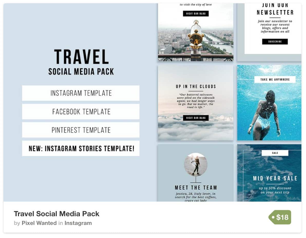 Travel Instagram Template