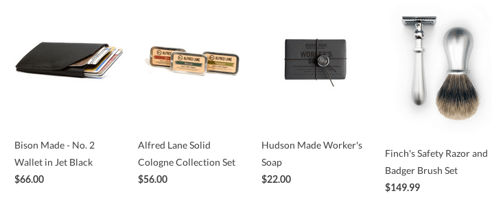 Curated Products